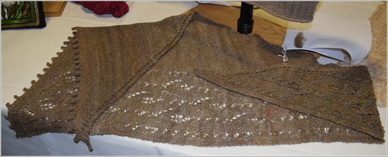 Lucy Swift�s shawl. Photo: Peggy Lundquist.